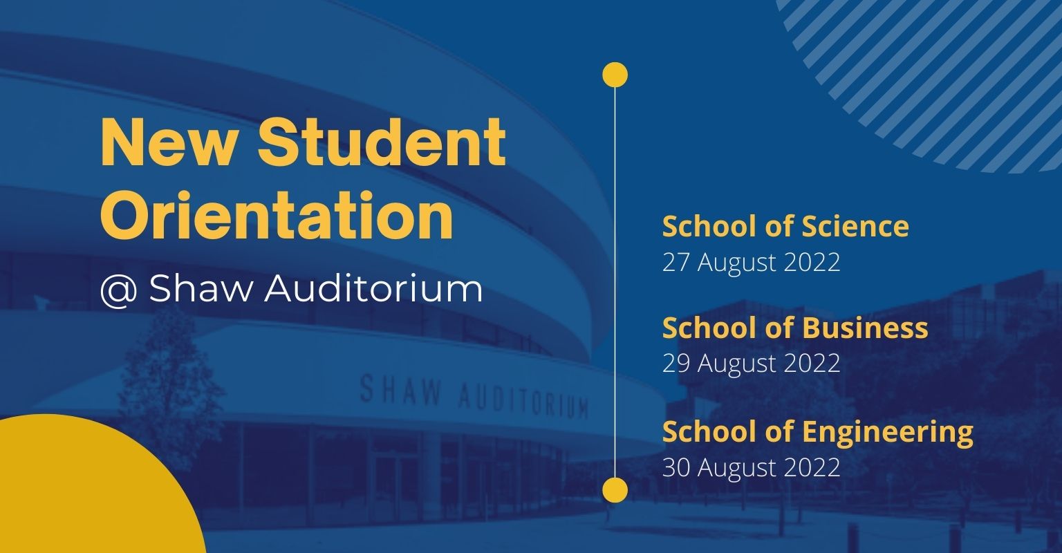 New Student Orientation @Shaw Auditorium